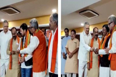 Ex IAS आरपीएस त्यागी बीजेपी में : पद्मश्री अनुज शर्मा और राधेश्याम बारले के साथ कई हस्तियों का बीजेपी प्रवेश, 2018 में कांग्रेस में शामिल हुए त्यागी अब बीजेपी में
