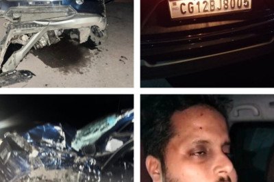 बिग ब्रेकिंग,,,कोरबा में  जबरदस्त हादसा, कार के परखच्चे उड़े, दो युवक घायल