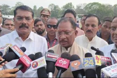 कोरबा ब्रेकिंग न्यूज़:- मुख्यमंत्री विष्णु देव साय का हेलीकाप्टर पंहुचा कोरबा..... मीडिया से कही बड़ी बात