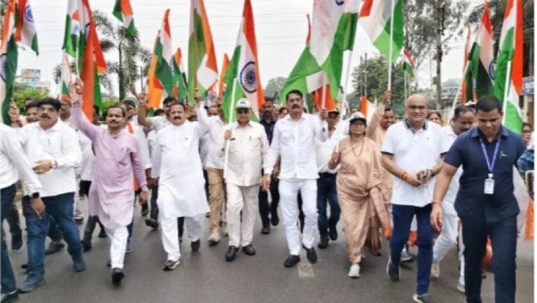 कोरबा :-गोपाल मोदी के नेतृत्व में सीतामढ़ी से घंटाघर तक निकली तिरंगा यात्रा, ‘हर घर तिरंगा’ का दिया संदेश