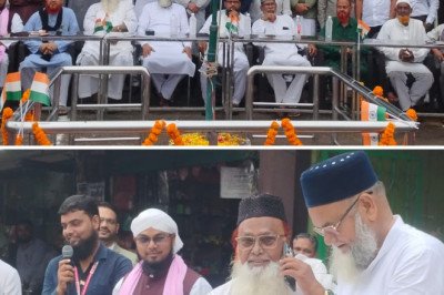 कोरबा...स्वतंत्रता दिवस पर मदरसा दारुल उलूम रिज़वीया में सदर हाजी अखलाक खान अशरफी ने ध्वजारोहण किया