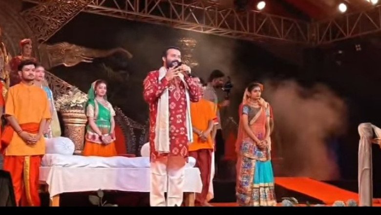 कोरबा रामलीला में हनुमान अंश के नायक शोभिनव सत्य ने दिया सेवा और राम नाम का संदेश... शोभिनव सत्य बोले—सबसे प्रेम करो, भूखे को भोजन कराओ